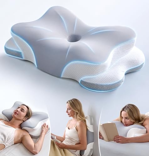 Ergonomic Cervical Neck Pillow for Pain Relief & Comfort