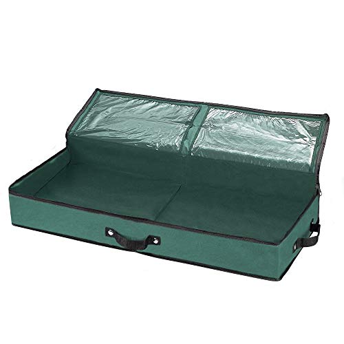 Wrapping Paper Storage Container Under Bed Gift Wrap Organizer for 30 Inch Rolls Green