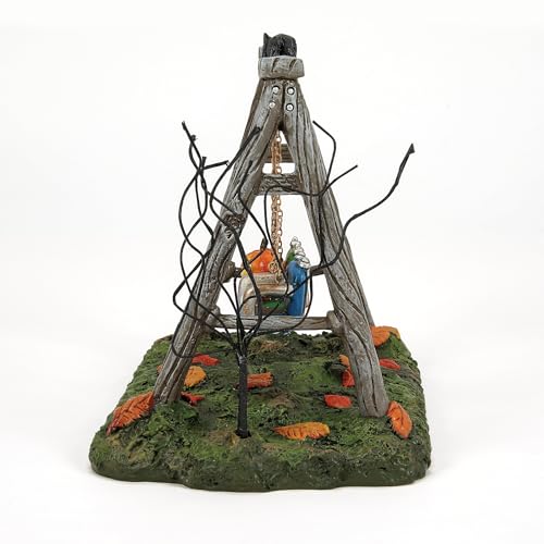 Department 56 Spooky Swing Set Figurine for Halloween Village Collection, 4.25 Inch