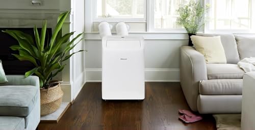 Portable Air Conditioner Dual Hose Inverter 8000 BTU Wi-Fi 350 Sq Ft