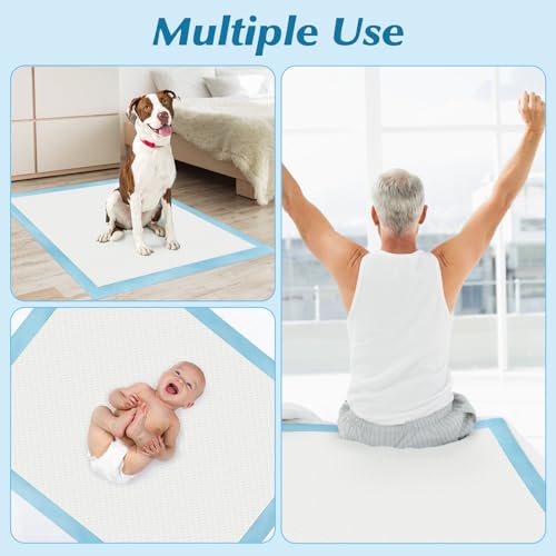 Wowflash 50-Count Disposable Underpads 30x36 XXL Incontinence & Pet Pads