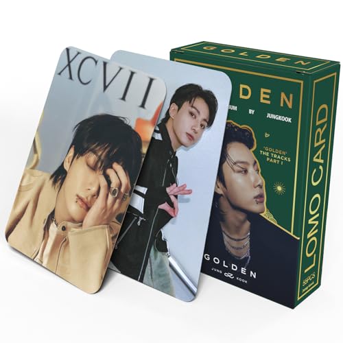55 Pcs Jungkook Photo Card Set - Ultra-Clear Lomo Collection