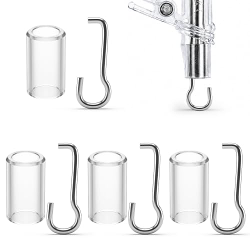 Horizontal Blind Wand Repair Kit - 4 Set Hook and Sleeve for 1-Inch Headrails