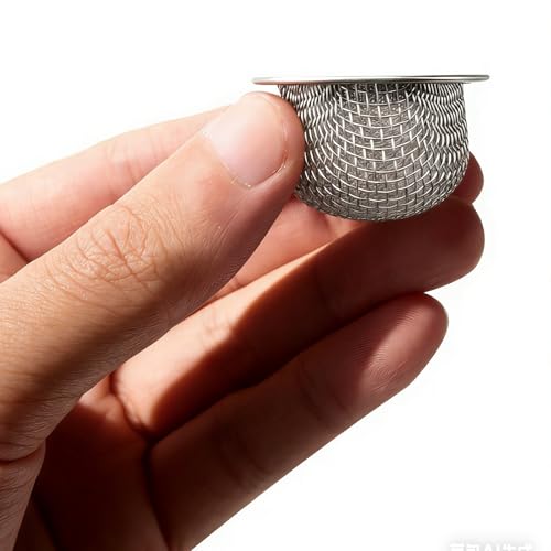 Stainless Steel Cocktail Strainer 34mm Double Mesh Filter for Bar & Home Use