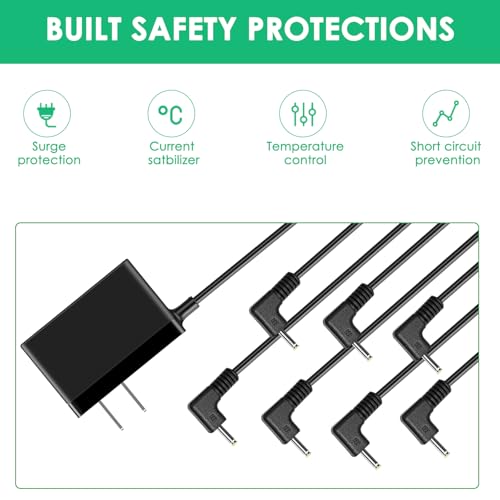 5V Power Adapter Cord with 7 Outputs for Christmas Ornaments