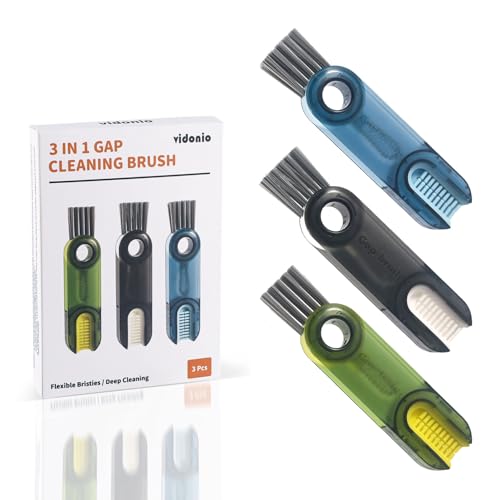 3-in-1 Cup Lid Gap Cleaning Brush Set - Multifunctional Bottle & Crevice Cleaner