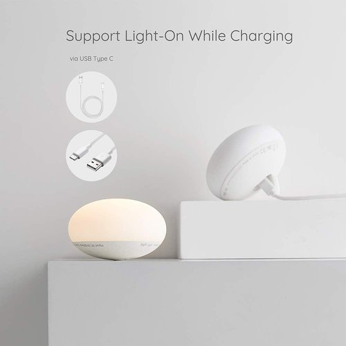 Anico Flip Night Light - Soft Silicone Touch Control Lamp for Newborn Nursery | Warm & Portable