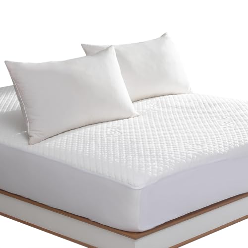 Waterproof King Size Mattress Protector - Bamboo Cooling, Fits 18" Deep