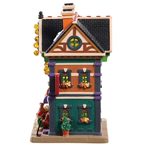Lighted Best Buds Dog Supply Store Village Building with LED Cord