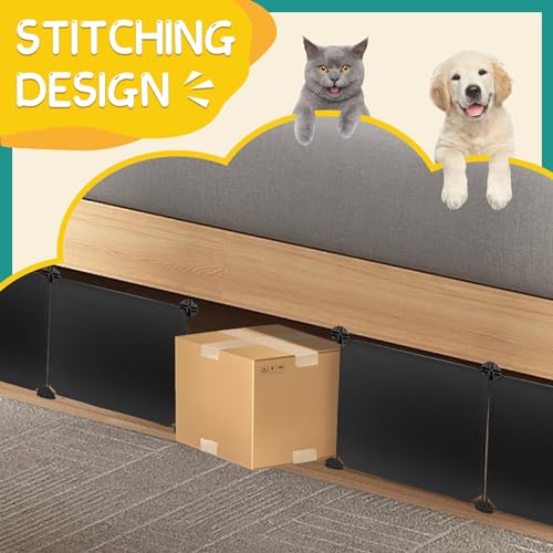 Under Bed and Couch Toy Blocker for Pets - 83-Inch Adjustable Gap Guard
