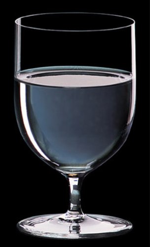 Handmade Crystal Water Glass, 11.8 fl oz Elegant Stemless Tumbler