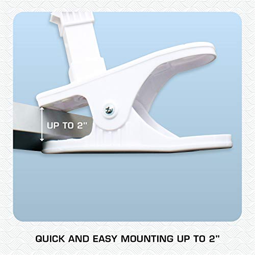 6-Inch Portable Mini Clip-On Fan with 2 Speeds and Adjustable Tilt