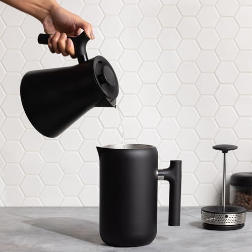 Electric Kettle with Precision Temperature Control, 0.9L Stainless Steel