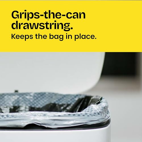 20 Gallon Extra Large Kitchen Trash Bags - Tear Resistant Drawstring, 80 Count