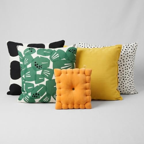 Cheese Cracker Plush Pillow - 10 Inch Soft Stuffed Snack Plush Toy