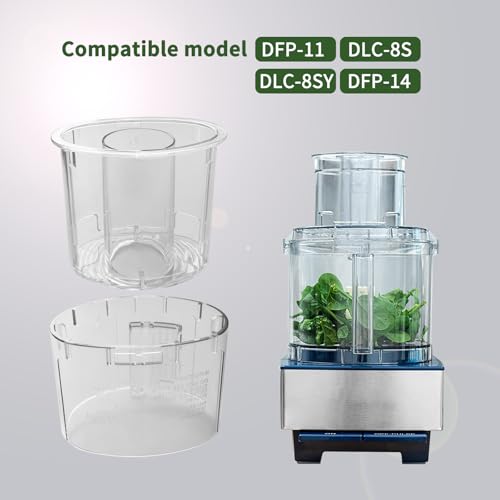 Food Processor Large Pusher and Sleeve Assembly for 11 and 14 Cup Models