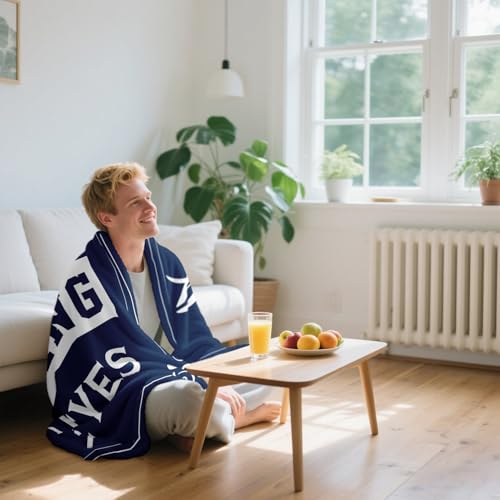 Navy Blue 50x60in Kituzol Funny Dad Gift Nap Blanket for Men - Birthday Gift