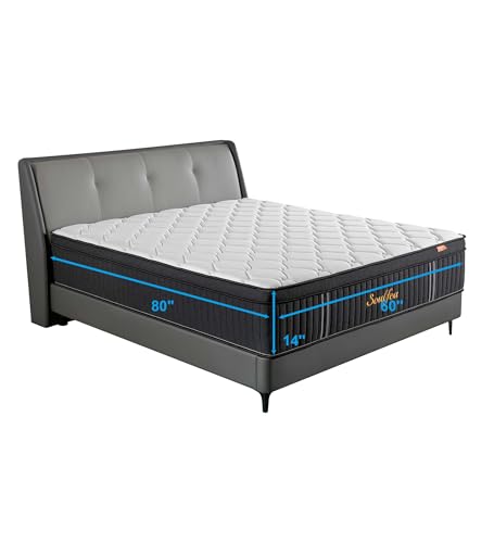10-Inch Queen Hybrid Mattress, Memory Foam and Pocket Spring Bed