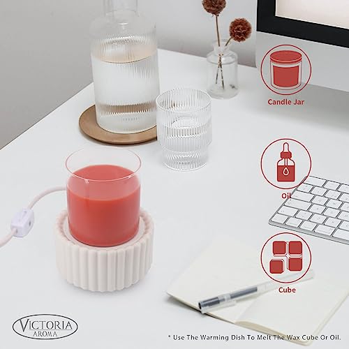 3-in-1 Ceramic Electric Wax Melt Warmer for Scented Wax & Candles