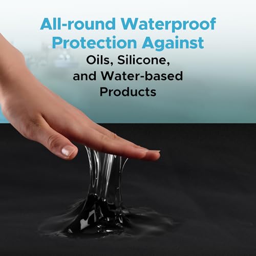 Waterproof Flat Sheet 79x79 Inch, Oil-Proof Massage Table & Bed Throw
