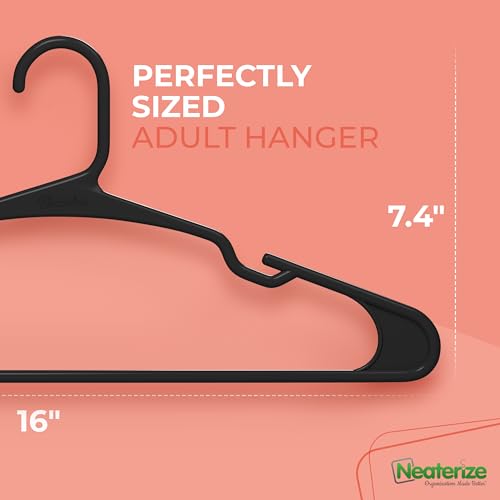 Plastic Clothes Hangers 20 Pack Heavy Duty Space Saving Coat Hangers Aqua
