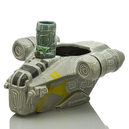 Star Wars Mandalorian Razor Crest Punch Bowl Set with Mini Muglet Tumbler