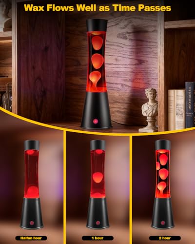 AONESY Liquid Motion Lamp with Remote, 17 Colors & 12H Timer - Modern LED Table Night Light for Bedroom, Office, Dorm, Gift