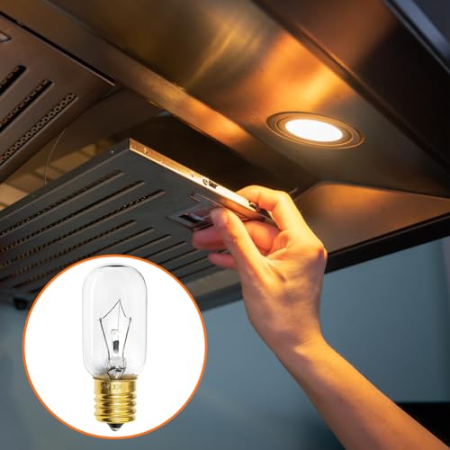 E17 Microwave Light Bulb 125V 30W Dimmable - 2 Pack Warm White