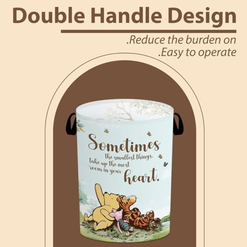 Cartoon Character Laundry Hamper, Waterproof Oxford Cloth Storage Basket