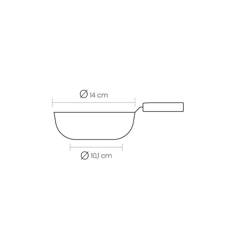 IBILI Nonstick Double-Sided Omelette Pan 7.8 Inch | Made in Spain | Frittata Frying Pan for Easy Flipping, Reinforced Cast Aluminum, PFOA-Free, Food-Grade, Induction Compatible, pancake Maker
