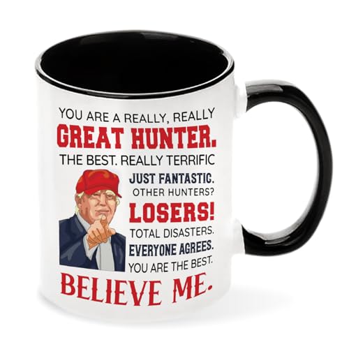 Viberty Black Hunting Gift Mug 11oz - Perfect for Hunting Enthusiasts