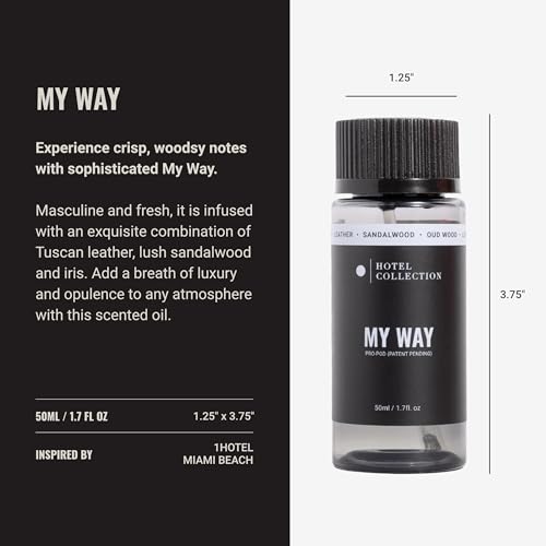 My Way Luxury Fragrance Oil Refill Pod for Home Diffusers, 50 mL