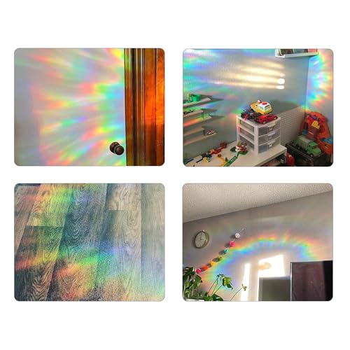 90 Pcs Rainbow Window Decals - Bird Strike Prevention Stickers