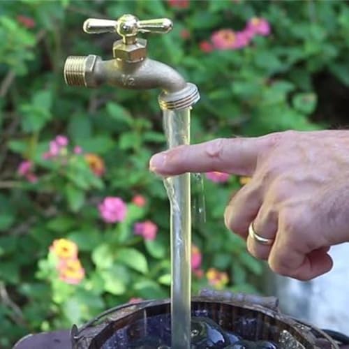 Floating Faucet Fountain USB Powered Garden Water Feature Decor