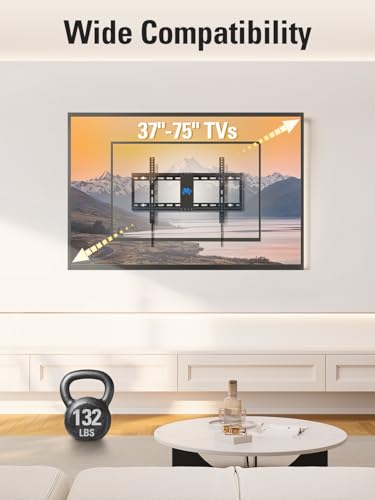 Mounting Dream Tilting TV Wall Mount for 37-90 Inch TVs (MD2268-LK)