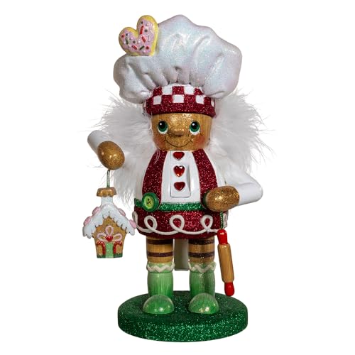 Kurt Adler 10-Inch Hollywood Nutcrackers Gingerbread Baker Boy Nutcracker