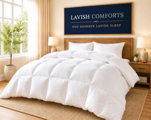 Fluffy King Size Down Alternative Comforter - All Season Bedding