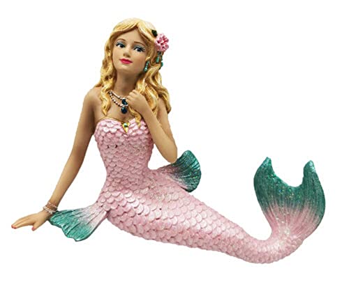 Siesta Mermaid Ornament by December Diamonds – Hand Painted Resin Christmas Decor