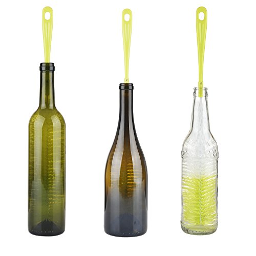 16-Inch Extra Long Bottle Brush Cleaner for Narrow Neck Water & Wine Bottles