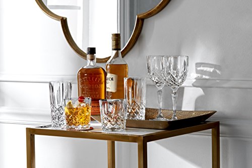 Marquis Waterford Markham Double Old Fashioned Glass Set of 4, 11 oz, Clear