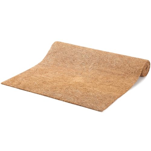 Natural Coconut Coir Fiber Liner Mat Roll (15 x 39 in) for Gardening