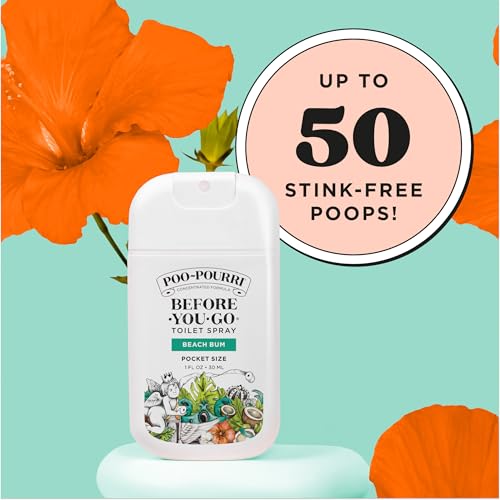 Poo-Pourri Beach Bum Before-You-Go Pocket Toilet Spray 1 Fl Oz
