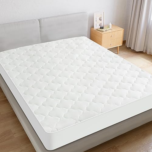 SPRINGSPIRIT Waterproof Full Mattress Protector - Quilted Fitted Pad