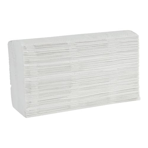 White Multifold Disposable Paper Hand Towels, 1-Ply (16 Packs / 4000 Count)