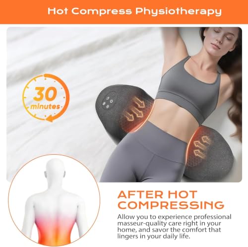 Triple Fusion Electric Back Massager with Heat & Vibration