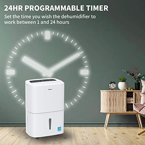 Shinco 7000 Sq.Ft Energy Star Dehumidifier with Pump and WiFi for Basements
