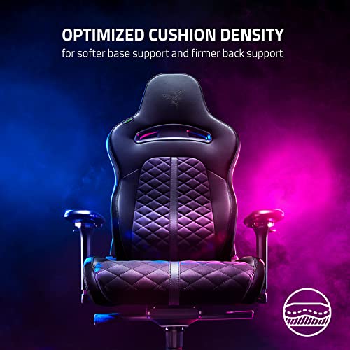 Ergonomic Gaming Chair with Built-in Lumbar Support and 152-Degree Recline