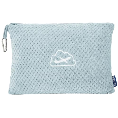 BEDELITE Ultra-Soft Fleece Travel Blanket 65"x40" with Bag & Luggage Sleeve