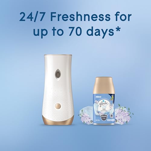 Glade Automatic Spray Air Freshener Refill Clean Linen 6.2 Oz 2 Count