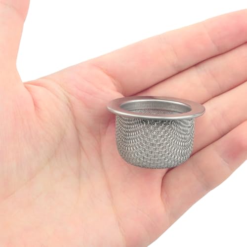 5PCS Stainless Steel Cocktail & Smoker Strainer Caps - Reusable Drink Filter Set